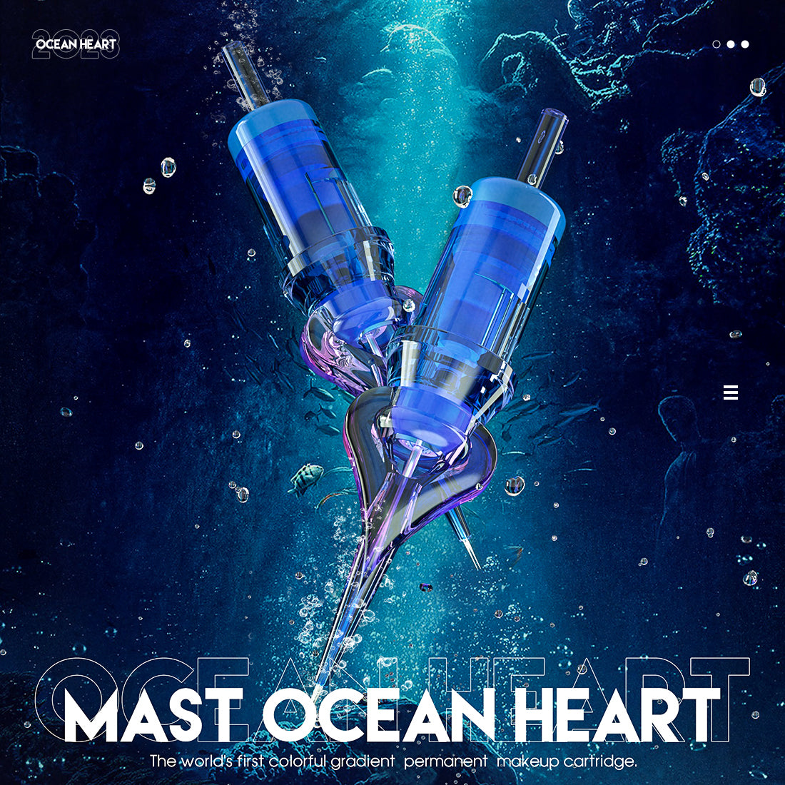 Mast Ocean Heart PMU Needle Cartridges  – Box of 20