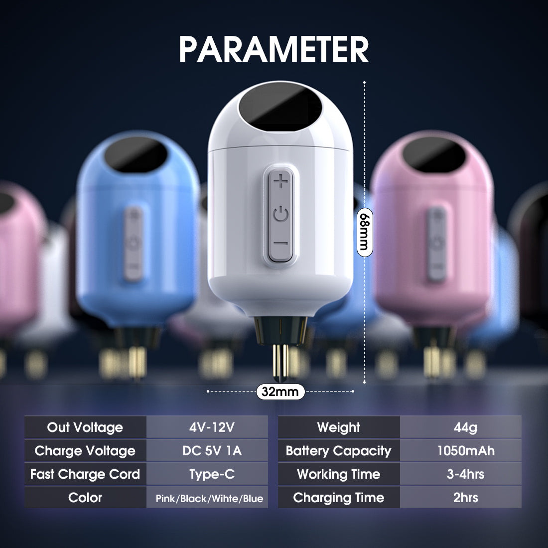 Dragonhawk MastLabs Airbot Smart Wireless Battery Tattoo Power