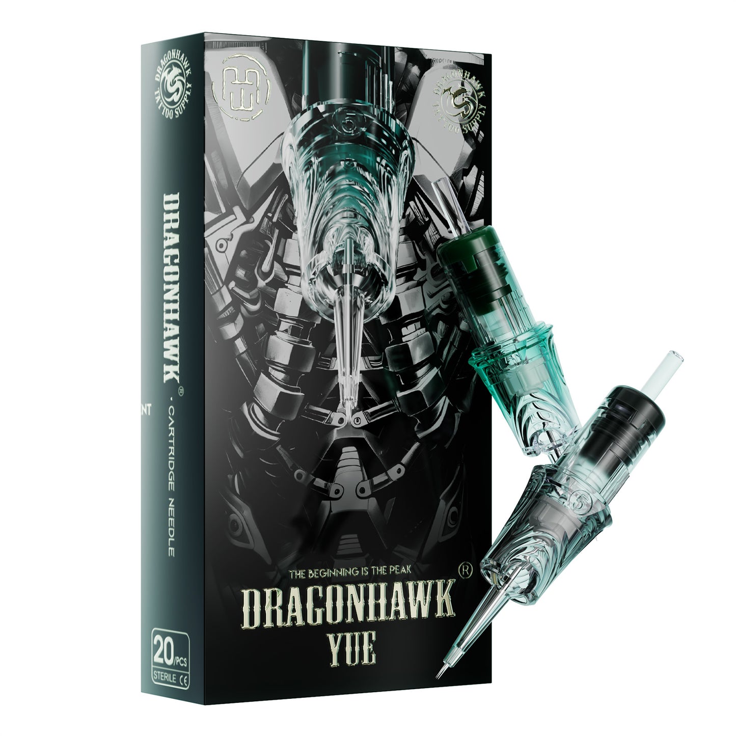 Dragonhawk YUE Tattoo Cartridges Needles – Box of 20